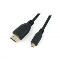 Przewód Lanberg HDMI - HDMI micro V1.4 - czarny - 1,8m