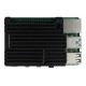 Obudowa do Raspberry Pi 4B - aluminiowa - czarna Obudowa do Raspberry Pi 4B - aluminiowa - czarna