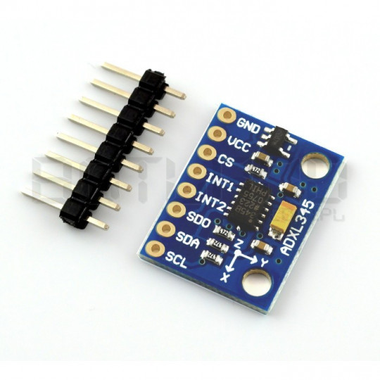 3-осьовий цифровий модуль акселерометра I2C/SPI ADXL345