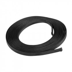 Oplot na przewody Lanberg 12mm (8-24mm) czarny poliester 5m