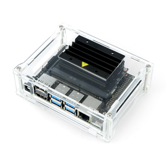 Акриловий чохол для Nvidia Jetson Nano - прозорий - Waveshare 16566