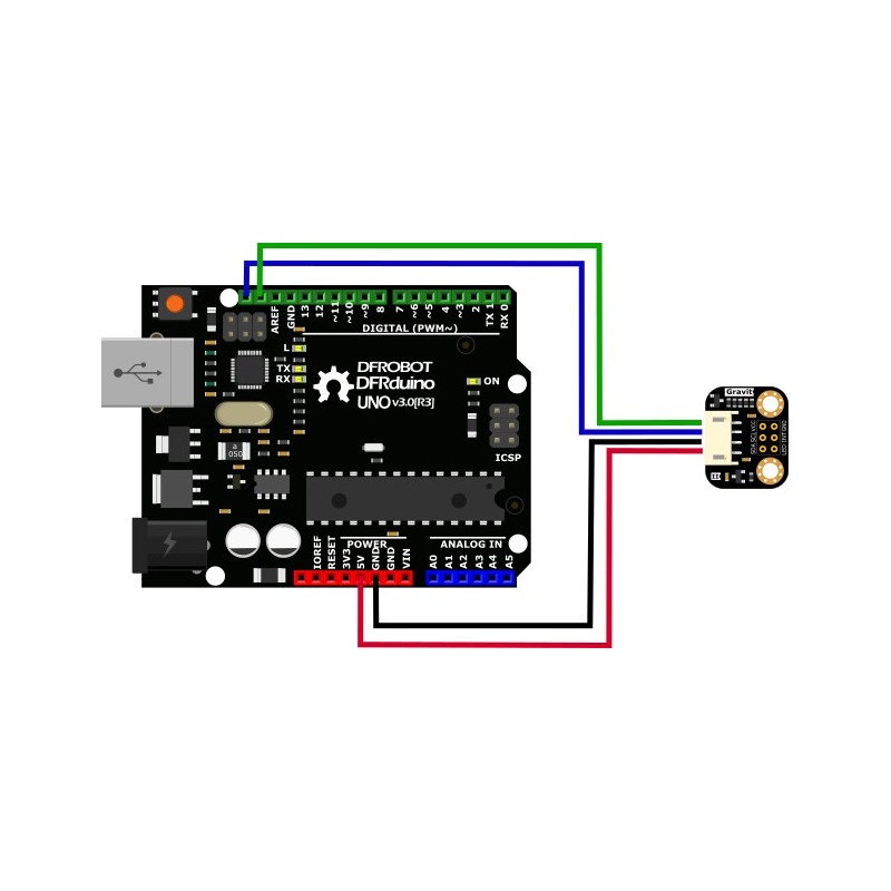 DFRobot Gravity - czujnik koloru TCS34725 I2C dla Arduino