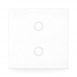 Coolseer COL-BSW07W - podwójny bezprzewodowy przycisk naścienny - dotykowy - RF 433MHz