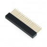 Gniazdo żeńskie 2x20 raster 2,54mm dla Raspberry Pi - długie Gniazdo żeńskie 2x20 raster 2,54mm dla Raspberry Pi - długie - zdjęcie 2