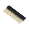 Gniazdo żeńskie 2x20 raster 2,54mm dla Raspberry Pi - długie Gniazdo żeńskie 2x20 raster 2,54mm dla Raspberry Pi - długie - zdjęcie 3