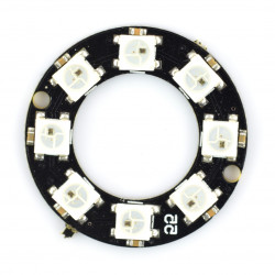 Pierścień LED RGB WS2812B 5050 x 8 diod - 32mm