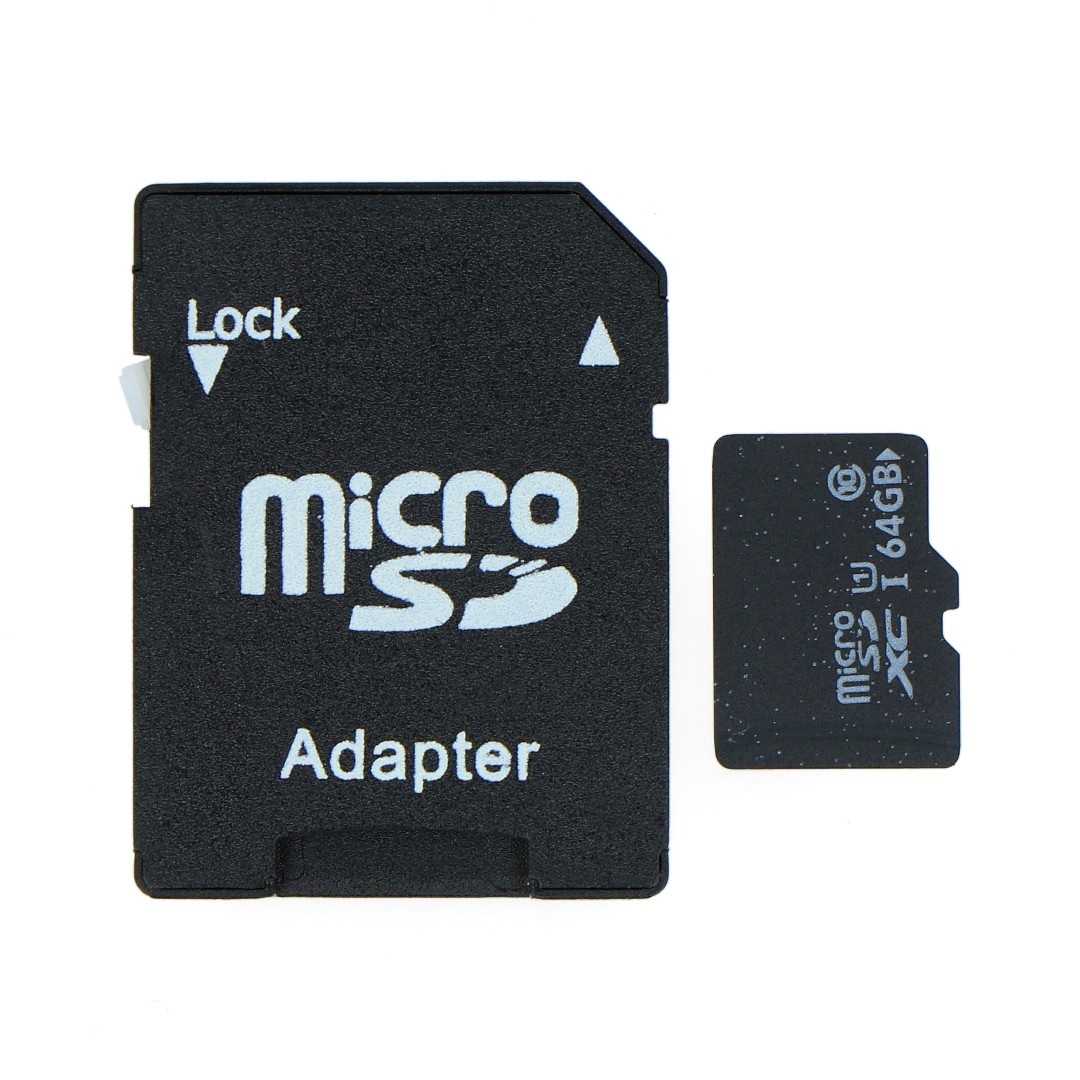 Karta pamięci microSD 64 GB klasa 10 z adapterem