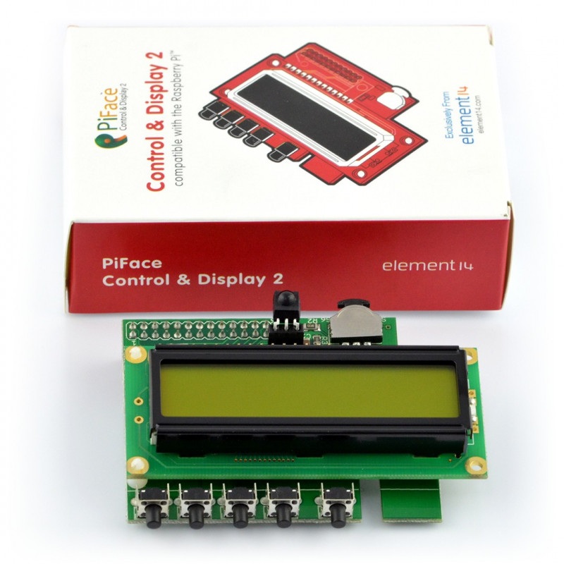 PiFace Control & Display 2 - rozszerzenie do Raspberry Pi B+
