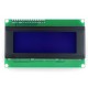 Wyświetlacz LCD 4x20 znaków niebieski + konwerter I2C dla Odroid H2 Wyświetlacz LCD 4x20 znaków niebieski + konwerter I2C dla Odroid H2
