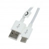 Przewód TRACER USB A - USB C 2.0 biały - 1m - zdjęcie 1