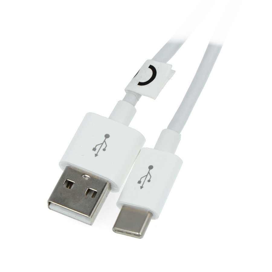 Przewód TRACER USB A - USB C 2.0 biały - 1m