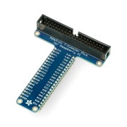 Adafruit Pi T-Cobbler Plus złożony - rozszerzenie Raspberry Pi B+ do płytki stykowej + taśma