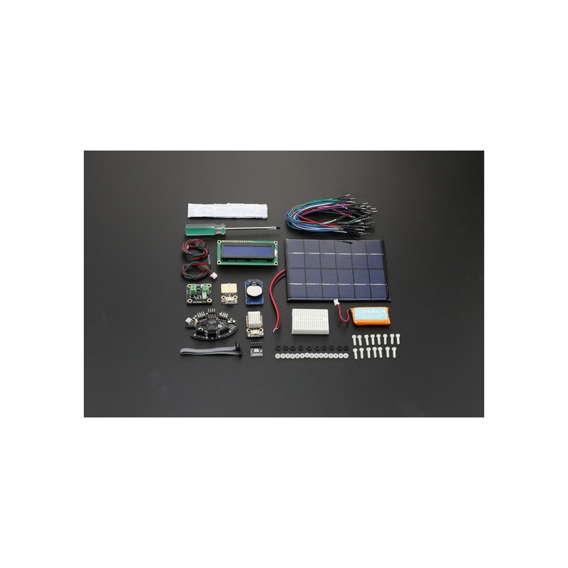 DFRobot - stacja pogodowa z panelem słonecznym - zestaw do samodzielnego montażu