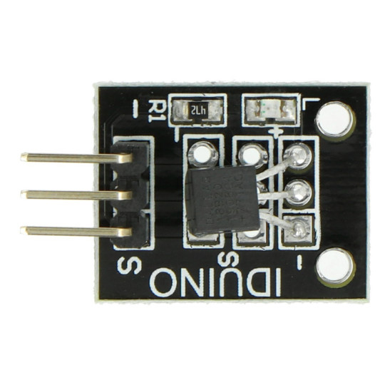 Датчик температуры DS18B20 — черный модуль — Iduino SE042