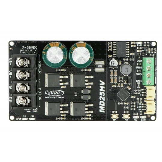 Cytron MD25HV - одноканальний контролер двигуна постійного струму - 7V-58V/25A