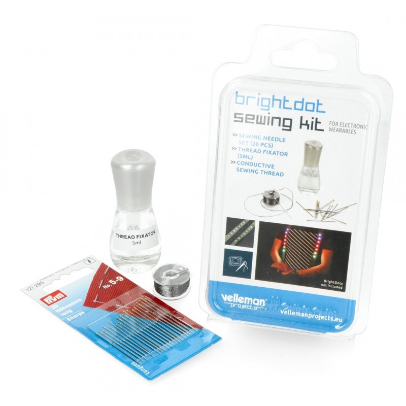 BrightDot kit - zestaw do szycia inteligentnych ubrań - Velleman VMW110