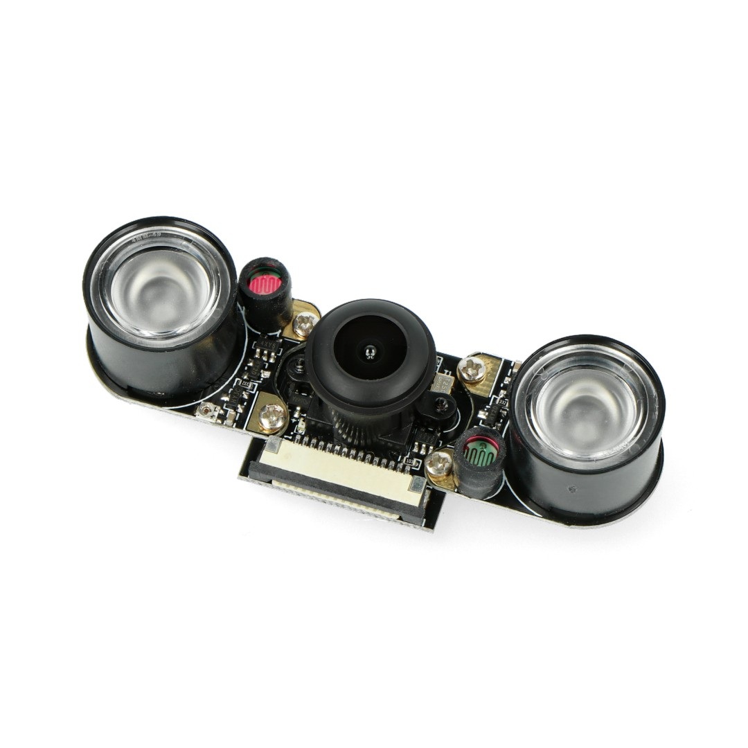 Kamera rybie oko 5 Mpx Pi Supply Night Vision dla Raspberry  Pi