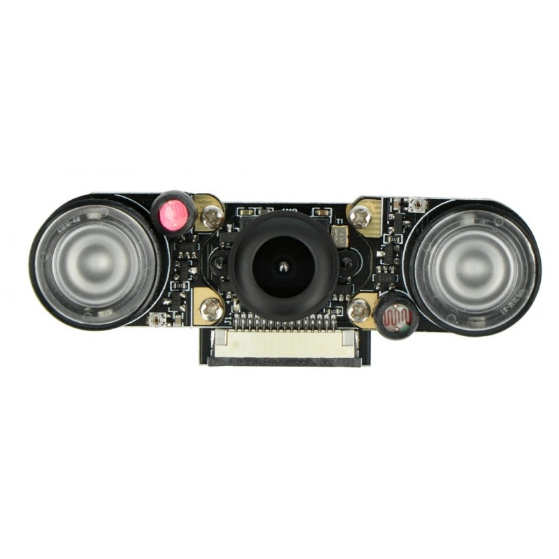 Kamera rybie oko 5 Mpx Pi Supply Night Vision dla Raspberry  Pi