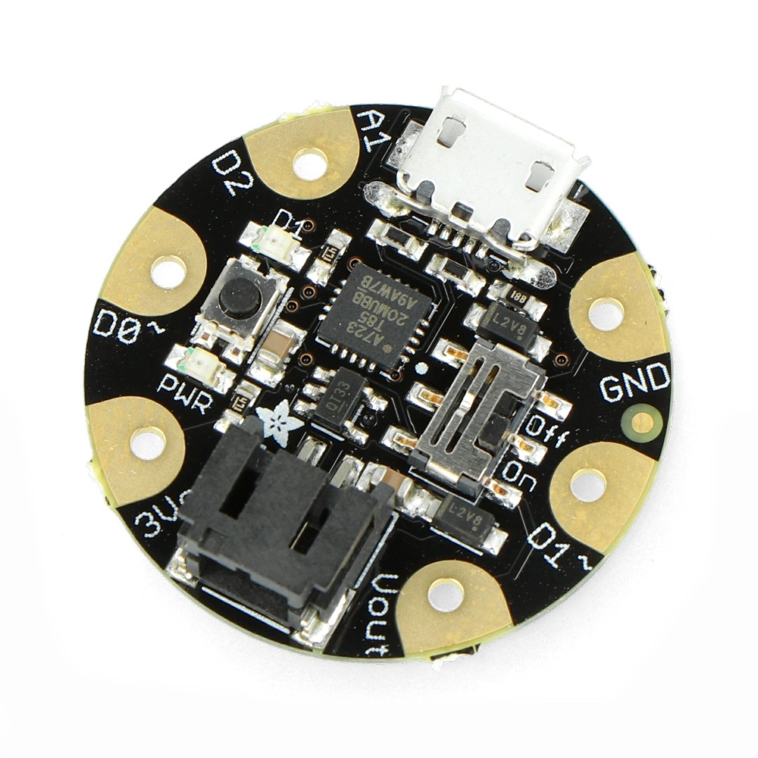 Adafruit GEMMA - miniaturowa platforma z mikrokontrolerem Attiny85 3,3V