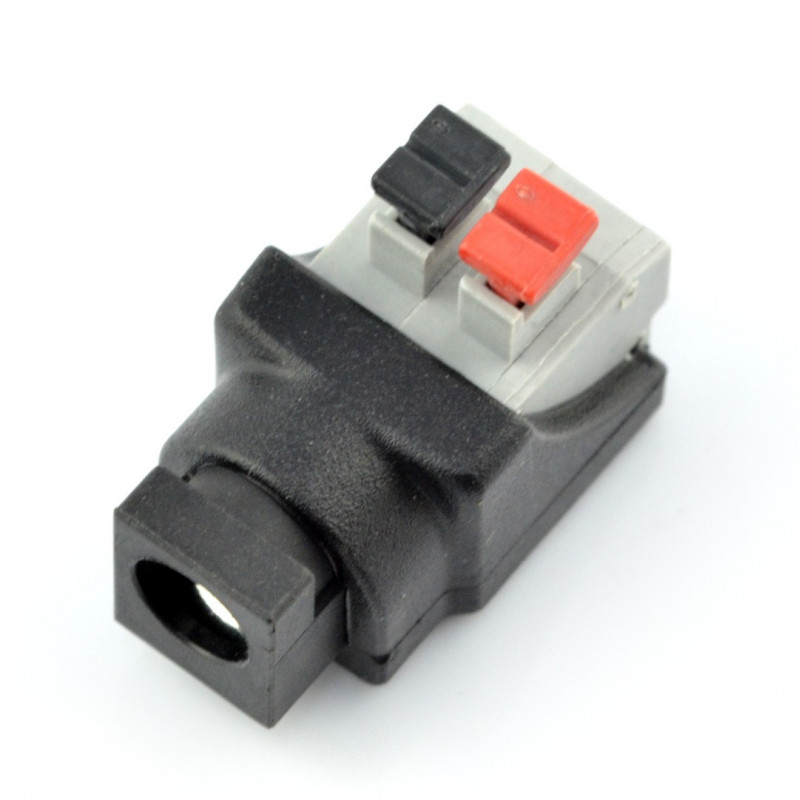 Gniazdo DC φ5.5 x 2.1 mm z szybkozłączem
