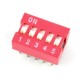Przełącznik DIP switch 5-polowy - czerwony Przełącznik DIP switch 5-polowy - czerwony