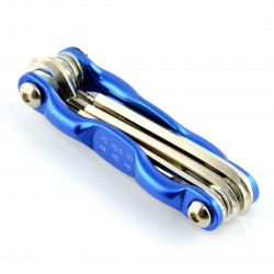 Zestaw kluczy imbusowych scyzoryk - 6 szt. 2,0 - 6,0 mm [NOWE]