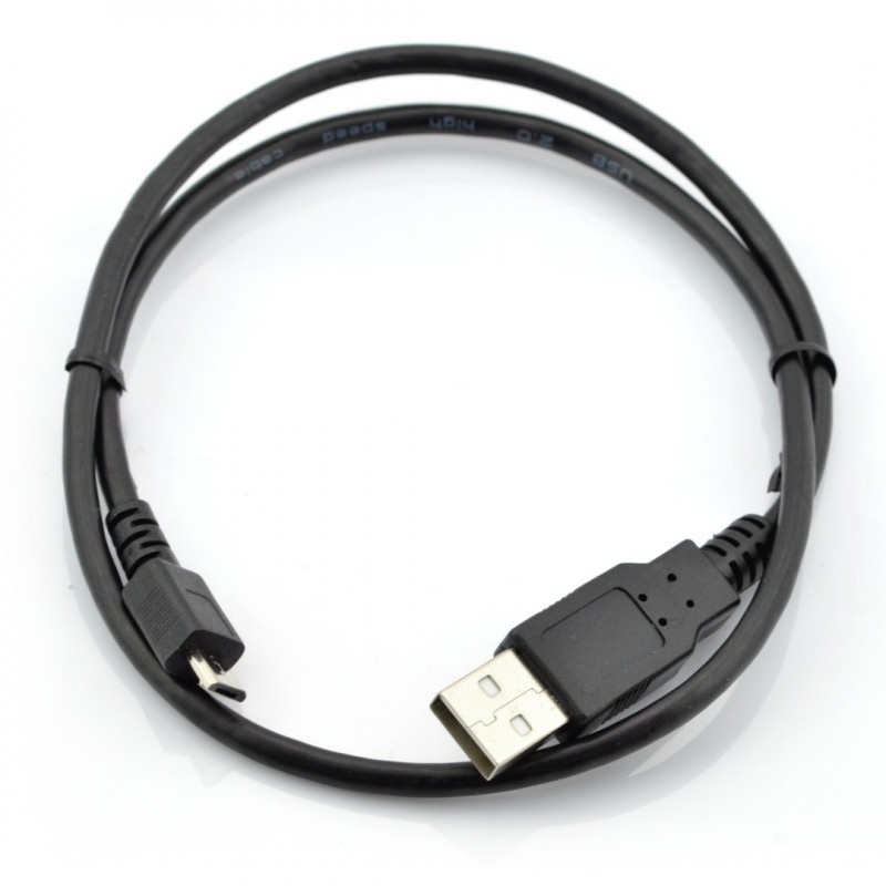 Przewód USB A - microUSB - B 0,6 m
