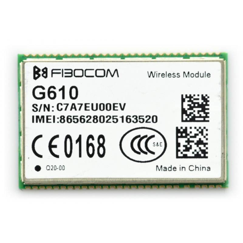 Moduł GSM/GPRS Fibocom GSM-G610-Q20-00 - UART/I2C