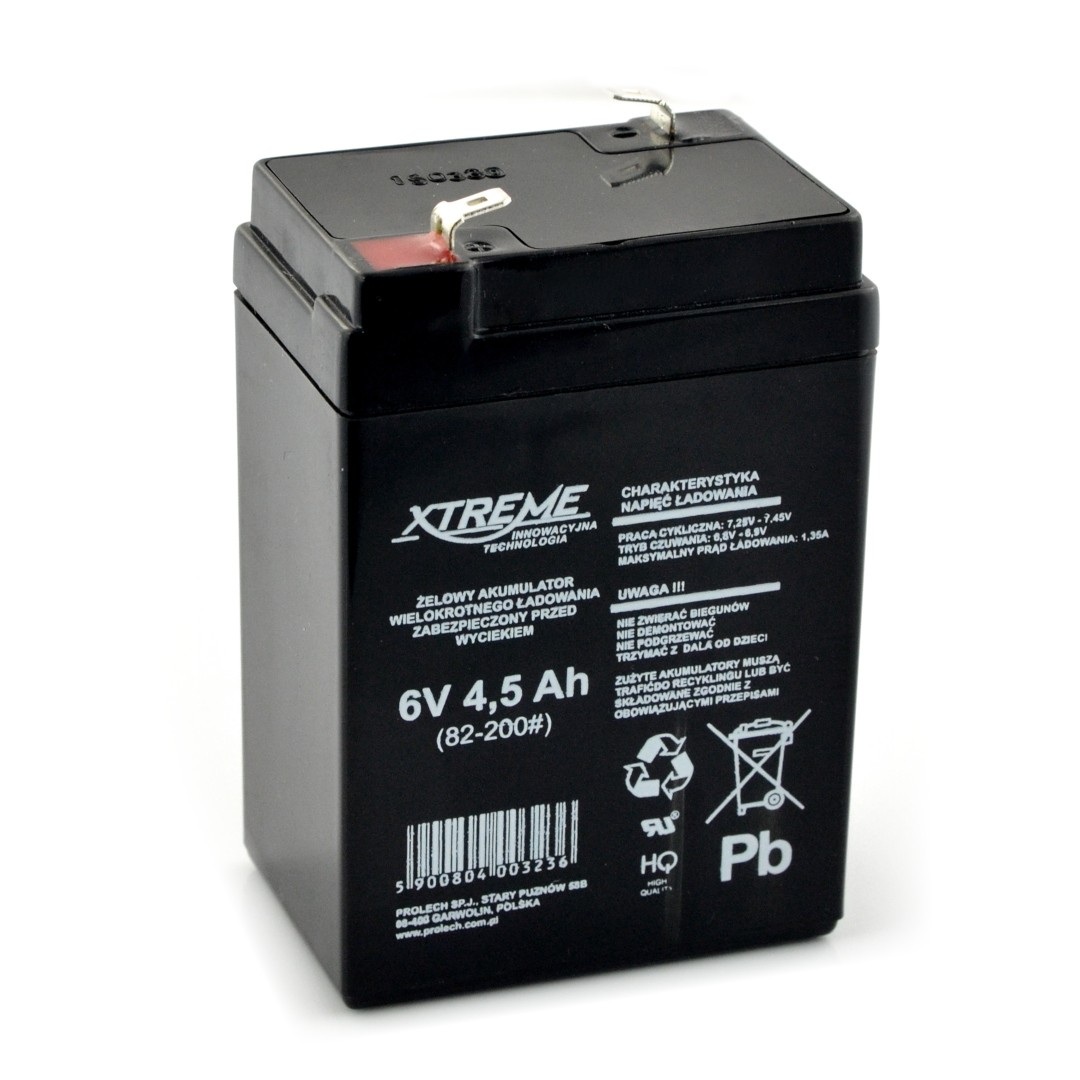 Akumulator żelowy 6V 4,5Ah Xtreme