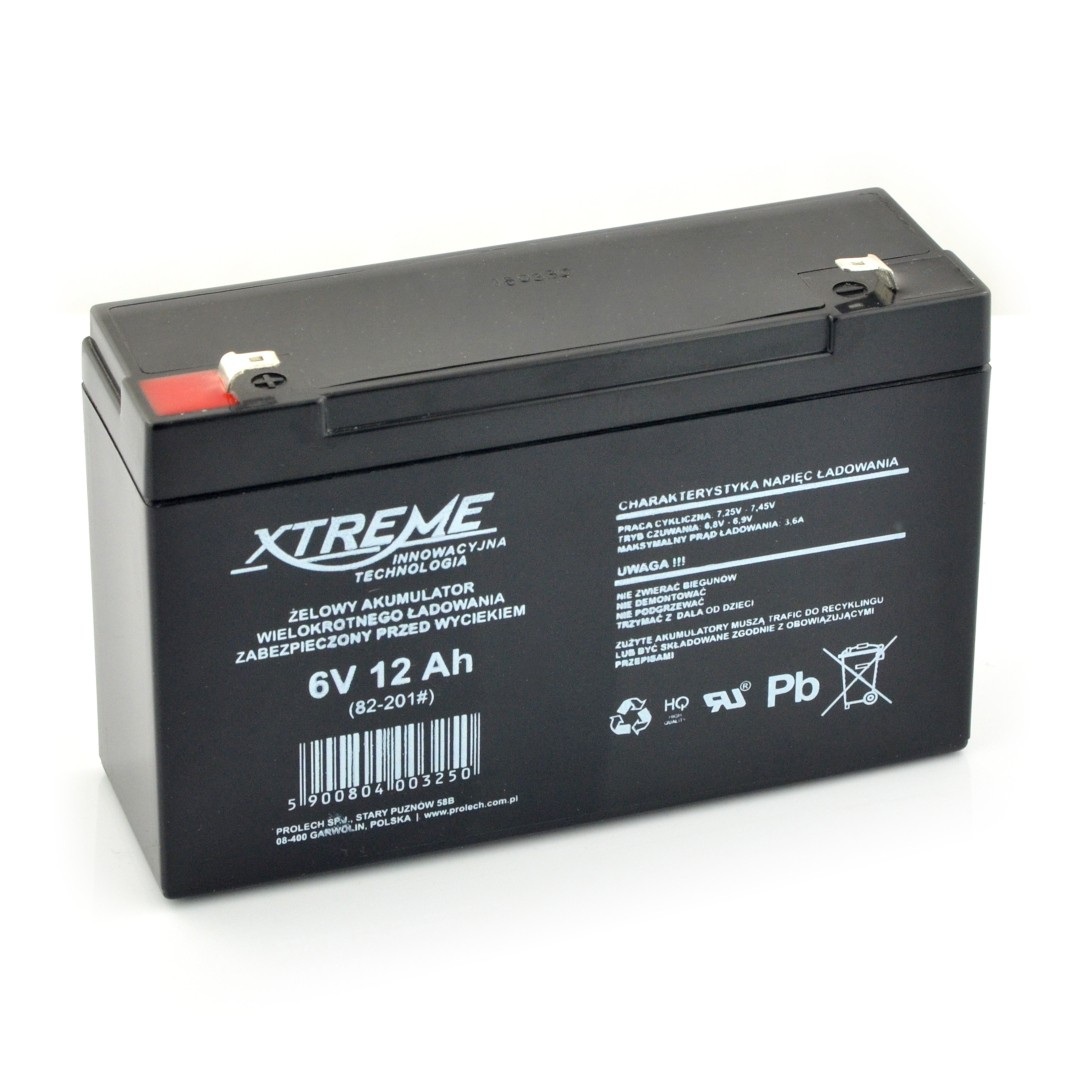 Akumulator żelowy 6V 12Ah Xtreme