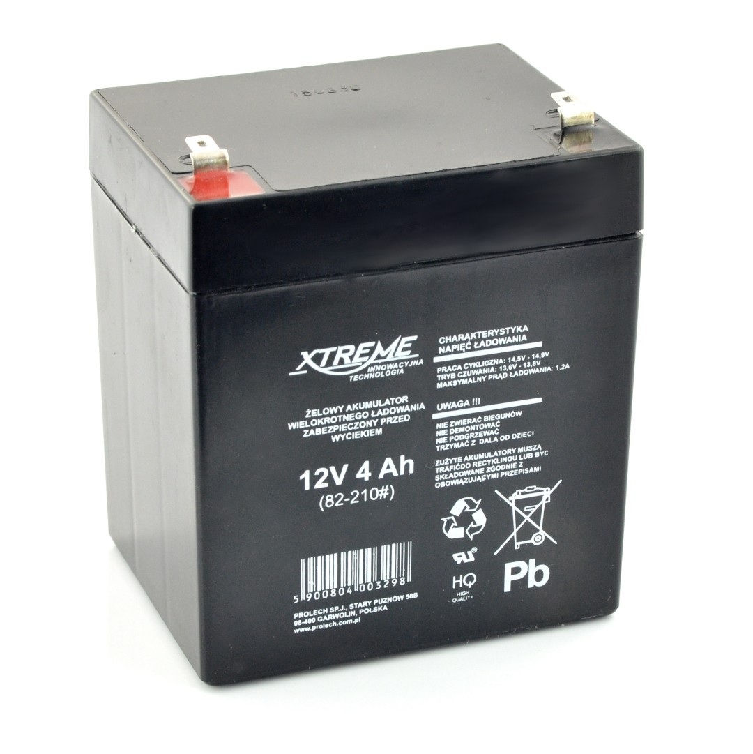 Akumulator żelowy 12V 4Ah Xtreme