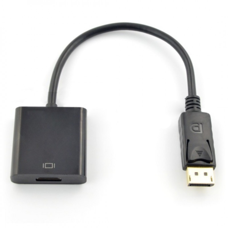Adapter gniazdo HDMI  - wtyk Display Port AKYGA