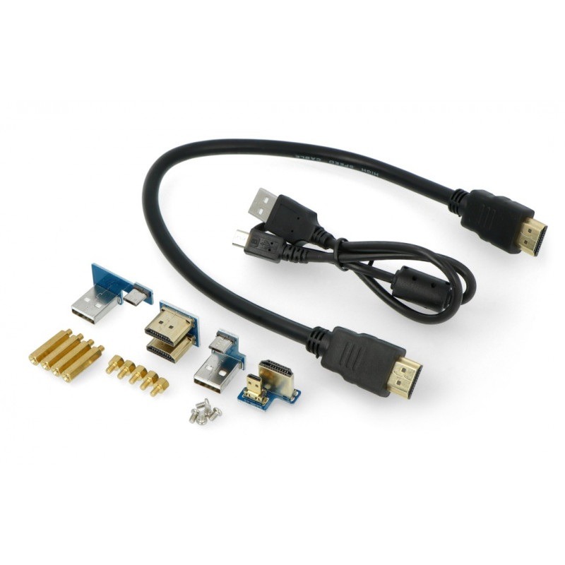 Ekran dotykowy Waveshare B pojemnościowy LCD 4,3'' IPS 800x480px HDMI + USB dla Raspberry Pi 4B/3B/3B+Zero