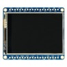 Wyswietlacz dotykowy TFT LCD 2,4" 320x240 z czytnikiem microSD - zdjęcie 2