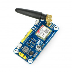 Waveshare NB-IoT HAT - GPS/GSM SIM7020E - nakładka dla Raspberry Pi 4B/3B+/3B/2B/Zero