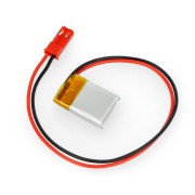 Akumulator Li-Pol Akyga 3,7V 1S 70mAh konektor+gniazdo 2,54 JST - 2 piny