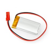 Akumulator Li-Pol Akyga 3,7V 1S 620mAh konektor+gniazdo 2,54 JST - 2 piny