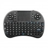 Klawiatura bezprzewodowa + touchpad Mini Key - czarna - AAA - zdjęcie 1