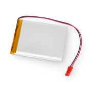 Akumulator Li-Pol Akyga 3,7V 1S 3500mAh konektor+gniazdo 2,54 JST - 2 piny