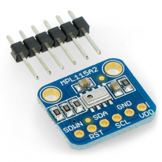 MPL115A2 - Цифровий барометр, датчик тиску/висоти 115 кПа I2C 3-5 В - Adafruit 992