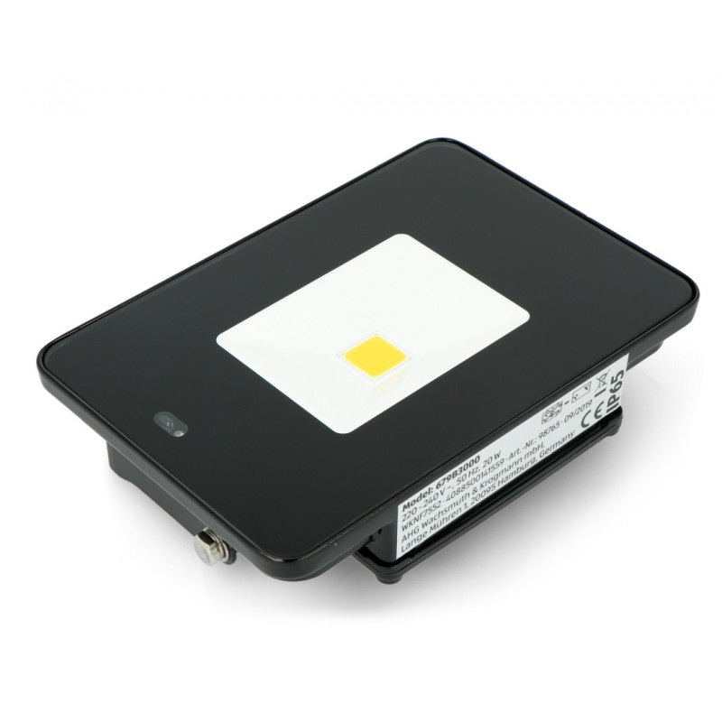 Lampa zewnętrzna LED 679B3000, 20W, 1700lm, IP65, AC220-240V, 3000K - biały ciepły - czarna