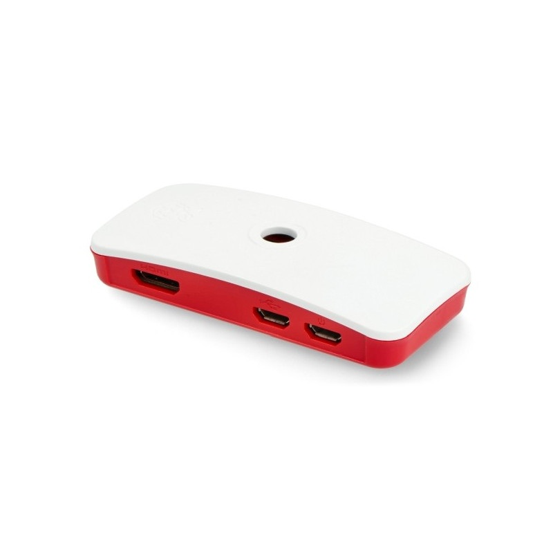 Obudowa Raspberry Pi Zero oficjalna - czerwono-biała