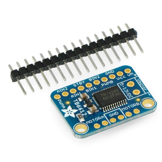 TB6612 - Двоканальний драйвер двигуна 13,5 В/1,2 А з роз'ємами - Adafruit 2448