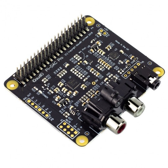 Pi-DAC PRO - karta dźwiękowa dla Raspberry Pi 4B/3B+/3/2/B+/A+