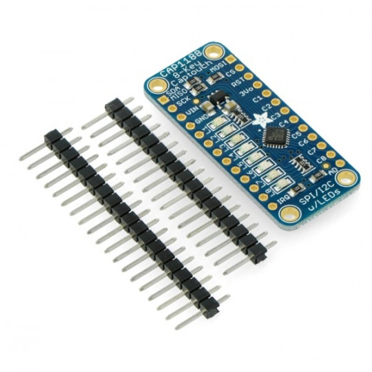 Модуль сенсорного екрана CAP1188 I2C/SPI - 8 кнопок - Adafruit 1602
