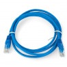 Przewód sieciowy Ethernet Patchcord UTP 5e 1,5 m - szary - zdjęcie 2