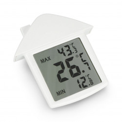 Przezroczysty termometr okienny Velleman