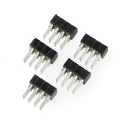 Gniazdo żeńskie 2x4 raster 2 mm