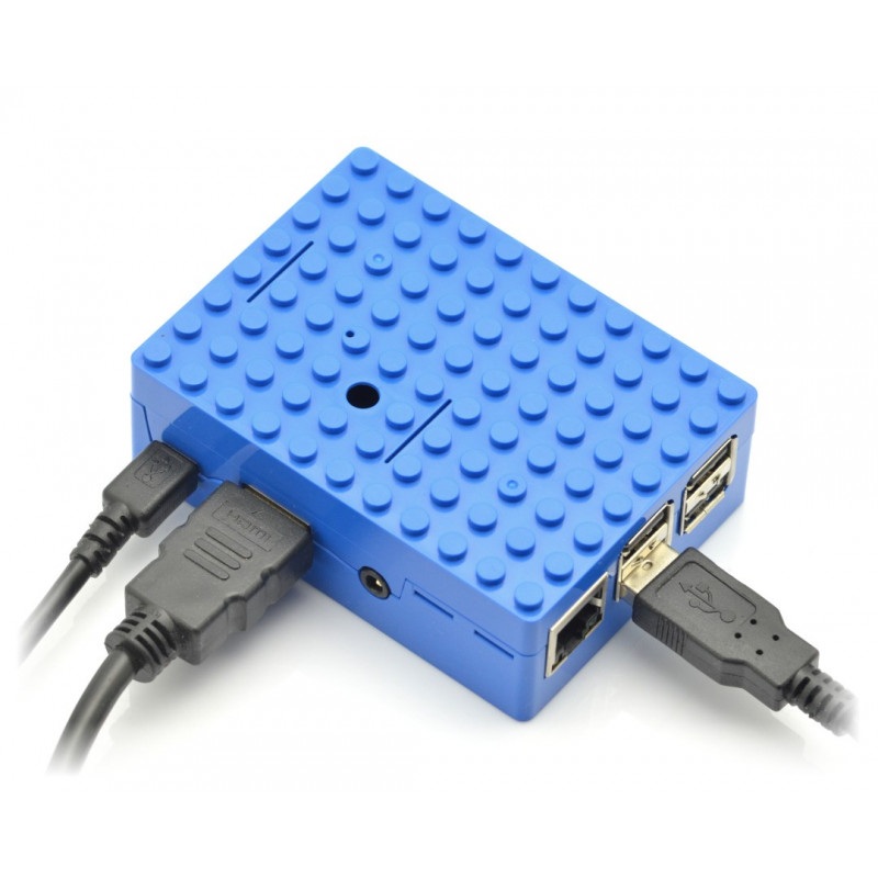 Pi-Blox - obudowa Raspberry Pi Model 3/2/B+ - niebieska