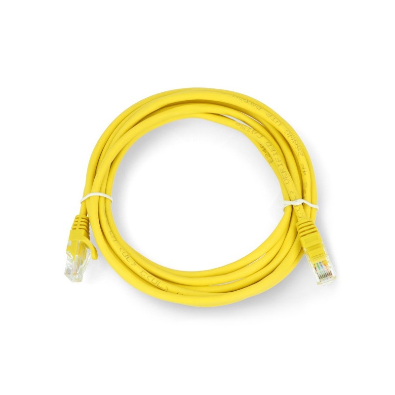 Przewód sieciowy Ethernet Patchcord UTP 5e 3 m - zielony